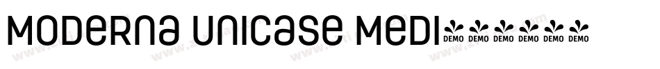 Moderna Unicase Medi字体转换